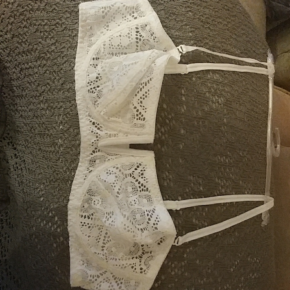 ❄SALE❄FP convertible crochet V wire bra NWOT - Picture 5 of 6